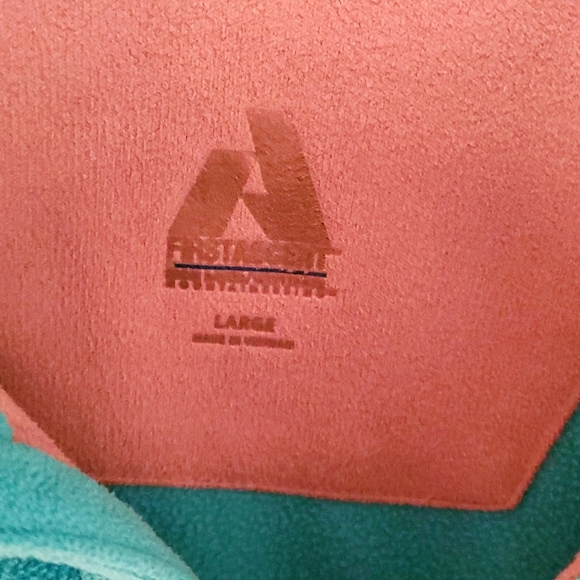 Turquoise First Ascent 1/4 Zip Fleece - Picture 4 of 6
